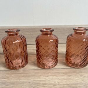 Lot de 3 vases terracotta
