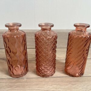 Lot de 3 vases terracotta