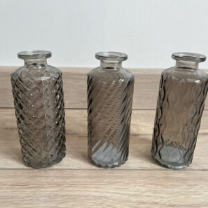 Lot de 3 vases noirs