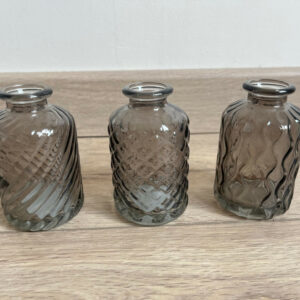 Lot de 3 vases noirs