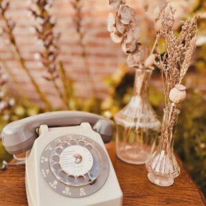 Téléphone bakélite gris