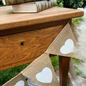 Guirlande de fanions Coeur