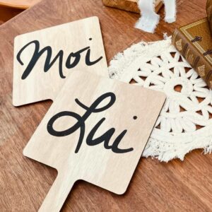 Petite pancarte Lui & Moi