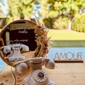 Livre d'or audio blanc